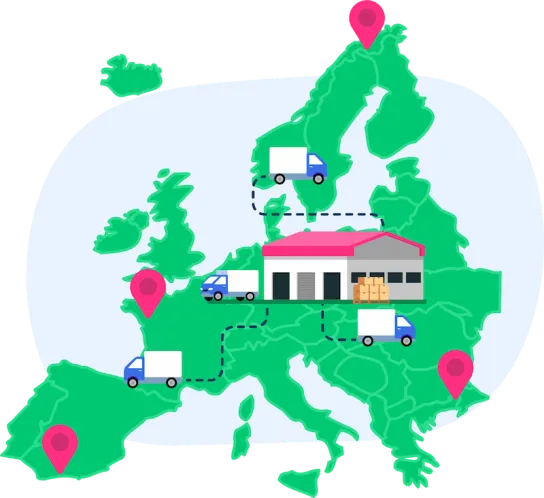 Map of eu one stop shop