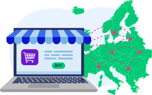one stop shop european map shipments