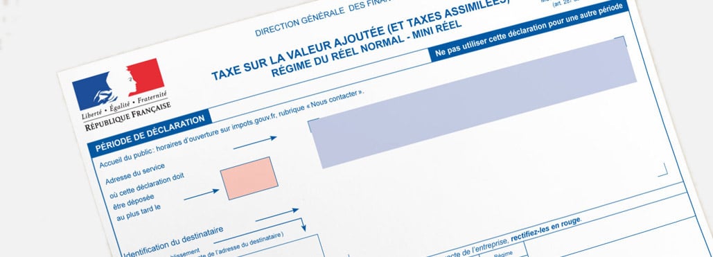 NEW French CA3 VAT Return
