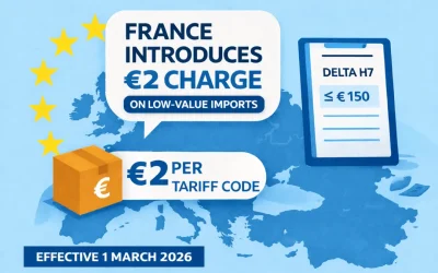 France Introduces €2 Taxe Petit Colis Handling Fee on Low-Value Imports