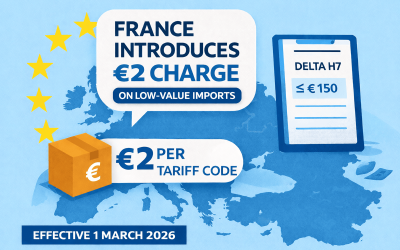 France Introduces €2 Taxe Petit Colis Handling Fee on Low-Value Imports